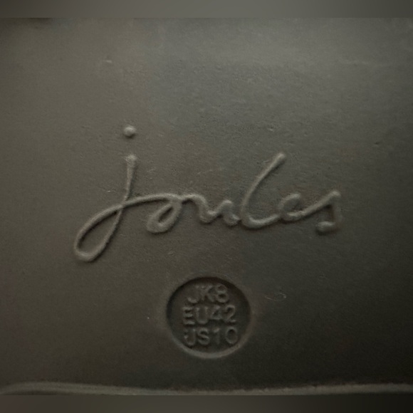 Women's Joules Size 10 Green Welly Floral Print Rain Boots - Picture 12 of 12